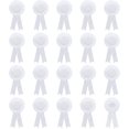 thumbnail image 1 of 20Pcs Blank Award Ribbon White Button Pin Brooch Winner Victory Ribbons Rosette Ribbon Grand Prize for DIY Classroom Party Accessory Competition Sports Event School Contests Show, 1 of 9
