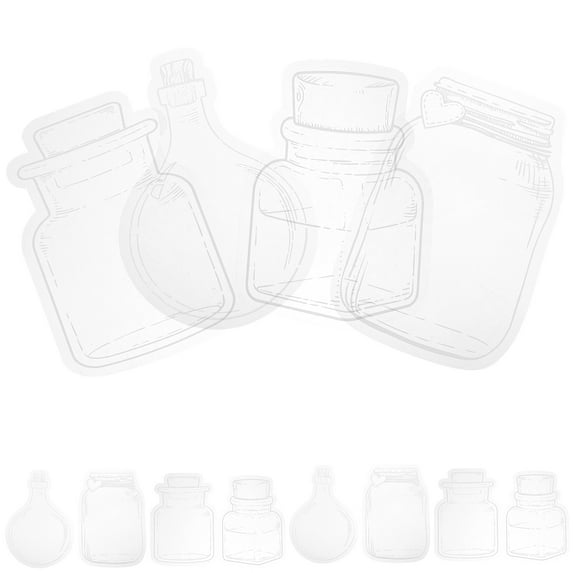 Raindrops Craft Scrapbooking Sticker Diy Non-Fading for School Projects 20Pcs 5.5x3.7in