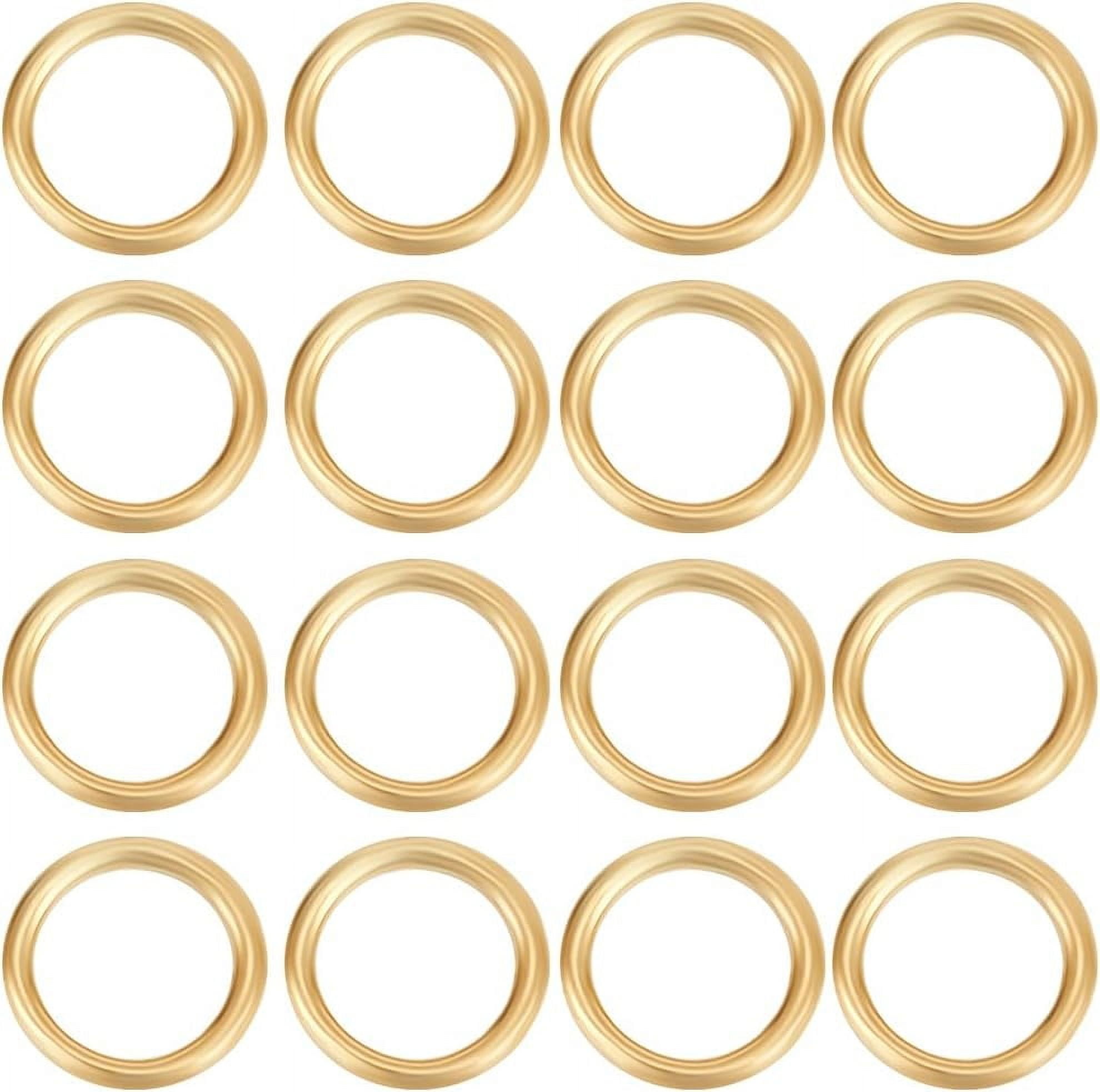 20Pcs/Box 5mm Close Jump Rings 14K Gold Filled Brass Round Circle Small ...