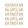 20Pcs Brass Silicone Ear Pin Safety Backs Comfortable Ear Stud Stoppers
