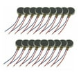 thumbnail image 1 of 20Pcs Brushless DC Micro Flat Button Coin Vibrating Vibrator Motors 3V 10MM*2.7MM, 1 of 6