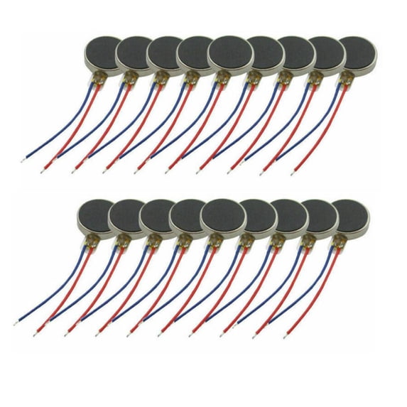 20Pcs Brushless DC Micro Flat Button Coin Vibrating Vibrator Motors 3V 10MM*2.7MM