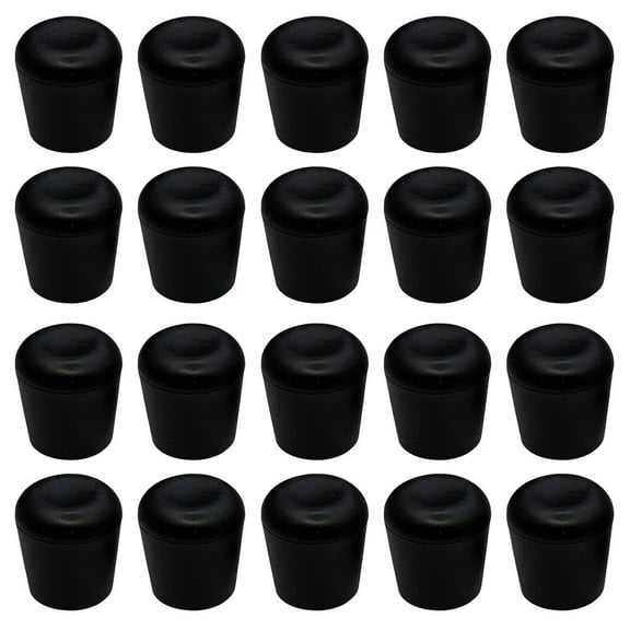 20Pcs Camping Folding Chair Leg Cap Table Leg Cap Foot Mat Tent Pole Cap