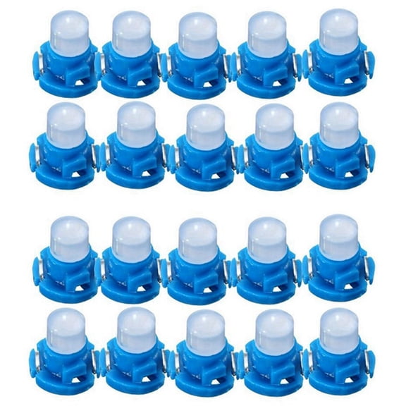 20Pcs Car Dash Instrument Base Light Lamp T4.2 COB Car Wedge Dashboard Bulb DC12V Lamp