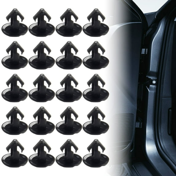 20Pcs Car Rear Door Upper Weatherstrip Clips For Qashqai J10 J11 for X-Trail