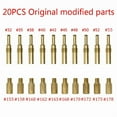 thumbnail image 1 of 20Pcs Carburetor Main Jet Carburetor Injector Nozzle Fit for GY6 CVK PWK PE, 1 of 11