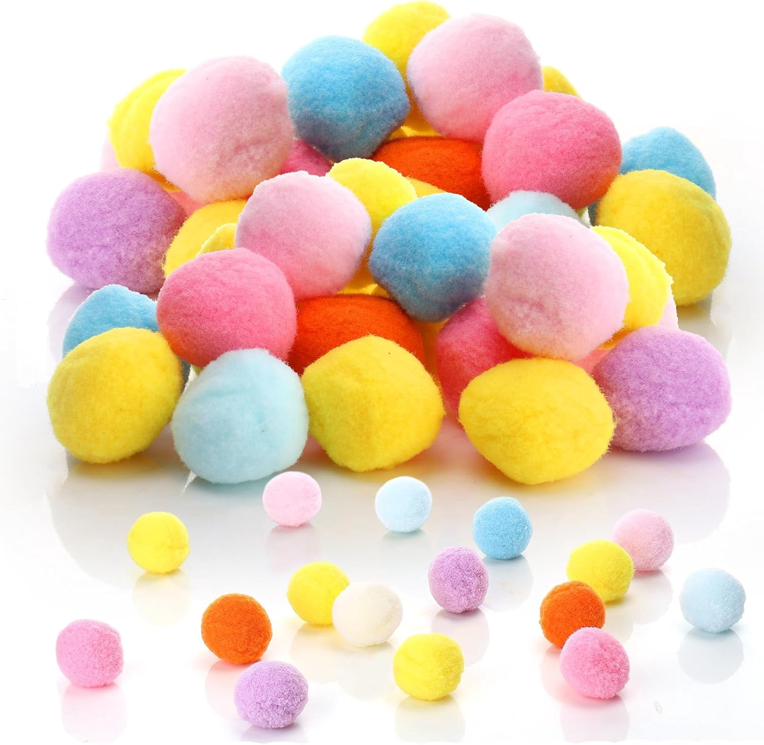 20Pcs Cat Pom Pom Balls for Cat Toy Launcher, 1.2