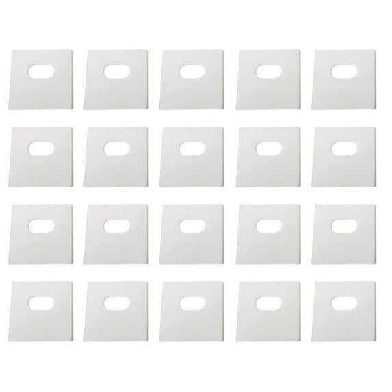 20Pcs Clear Vertical Curtain Repair Patches Mini Clear Blinds Repair Sticker Tape with Cut Holes