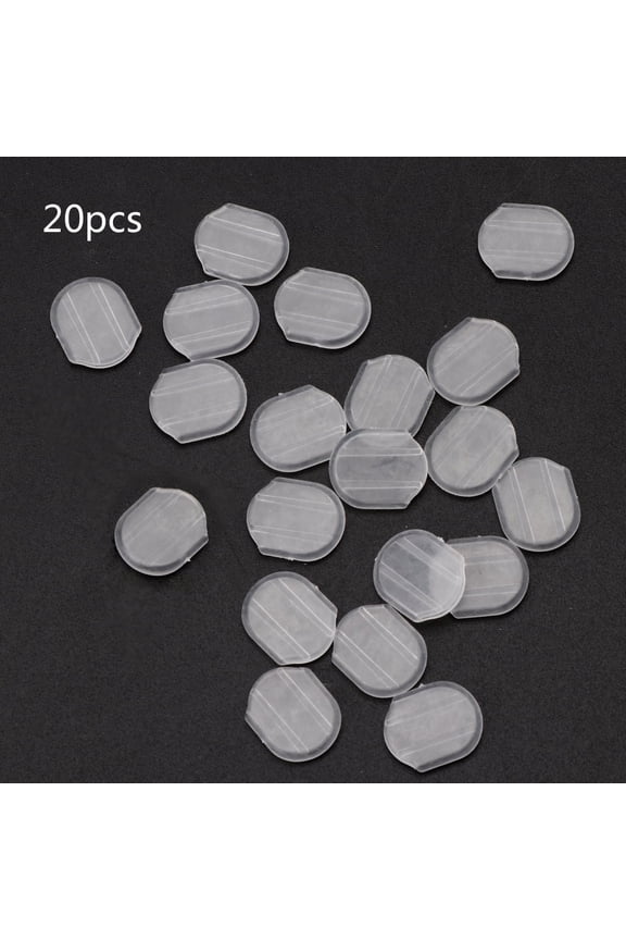 20Pcs Comfort Earring Cushions for Clips on Earrings Clear Earring Pads