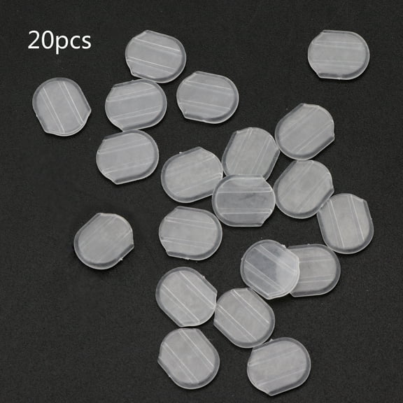 20Pcs Comfort Earring Cushions for Clips on Earrings Clear Earring Pads