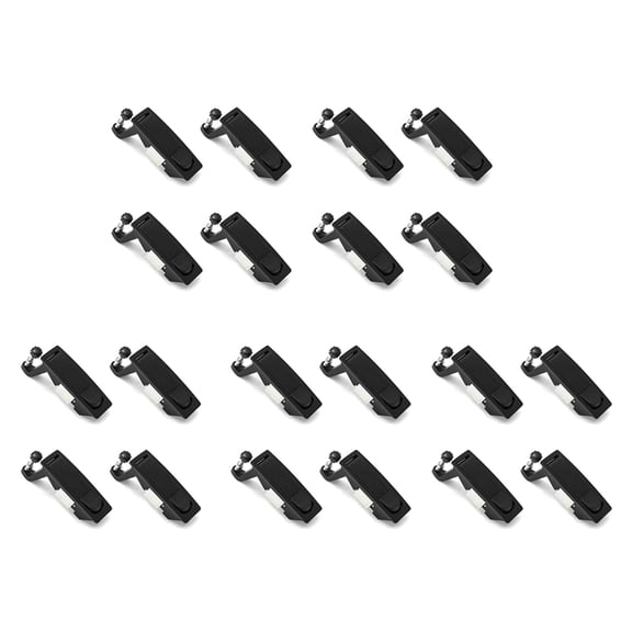 20Pcs Compression Latch Lock Zinc Alloy Flush Lever Latch Adjustable Grip Range 0.04 Inch-0.94 Inch