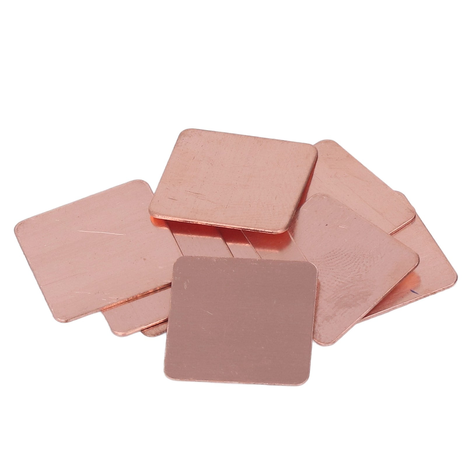 20Pcs Copper Heat Sink Shim Strong Thermal Conductivity Copper Thermal