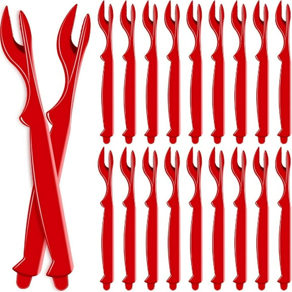 20Pcs Crab Legs Crackers - Crackers Picks Tools Set for Lobster, Crab, Crawfish, Prawns, Shrimp, Easy Opener Shellfish Picks Knife, Seafood Tools