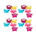 thumbnail image 1 of 20Pcs Cute Star Sqaure Fruit Shape Reusable Plastic Ice Cubes for Drinks Multicolor Refreezable Cooling Ice Ball Tool, 1 of 12