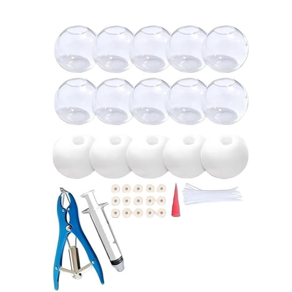 20Pcs DIY Stress Ball Making Kit , Empty Stress Ball Skin with Expander & Vacuum Tool, Complete Squishy Maker Kit