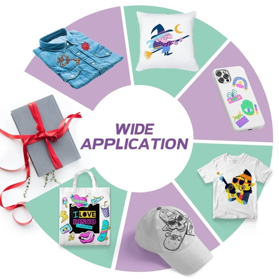20Pcs DTF Transfer Film with 17.6oz/500g White Hot Melt Powder, DTF Sublimation Starter Kit for -Shirt Printing