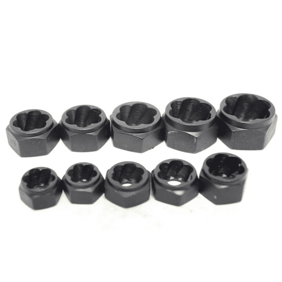 20Pcs Damaged Nut Bolt Remover Stud Extractor Set Metric Broken Bolt Removal Kit