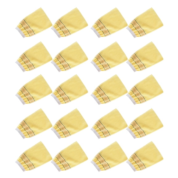 20Pcs Disposables Scrub Towels With Coarse Texture Premium Polyester Fabric For Gentle And Hygiene