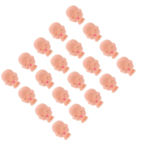 20Pcs Doll Heads For Crafting Painting Safe Artists Projects
