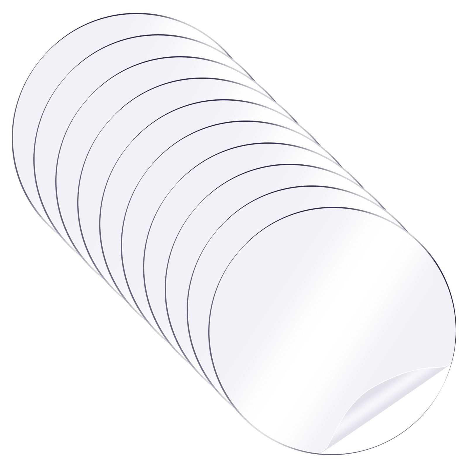 STOBOK 30mm Round Double-Sided Tape – 20pcs, Strong Adhesion For Crafts, Car & Wedding Decor