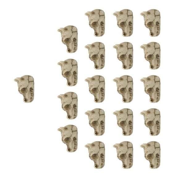 20Pcs Dragon Skull Models Head Model Statue for Themed and Parties