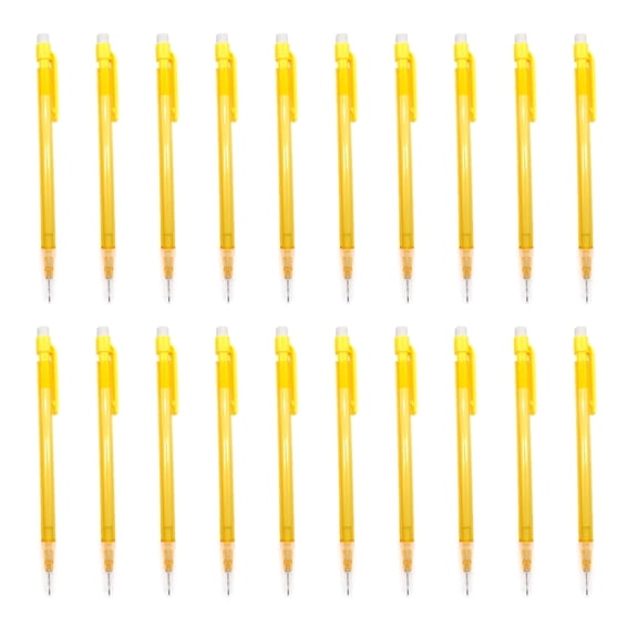 20Pcs Drawing Mechanical Pencils with Eraser for Painter Artist 0.7MM Automatic Pencils for Writing Sketching