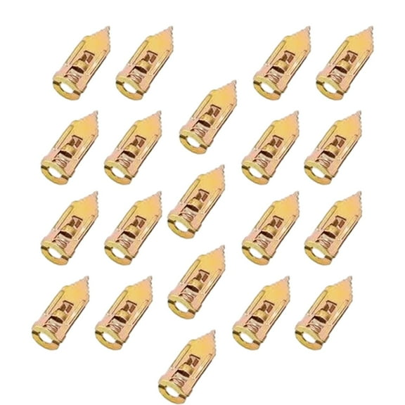 20Pcs Dry Wall Anchors Self Drill Wall Anchor Expansion Self Tapping Screws Drywall Plug Combination for Gypsum Board 1.2cmx3cm