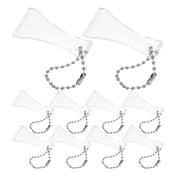 20Pcs Durable Plastic Lotto Scratch Off Tool Portable Scratcher for Party Use