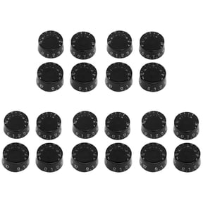 20Pcs Electric Guitar Top Hat Knobs Speed Volume Tone Control Knobs Compatible for LP Style Guitar