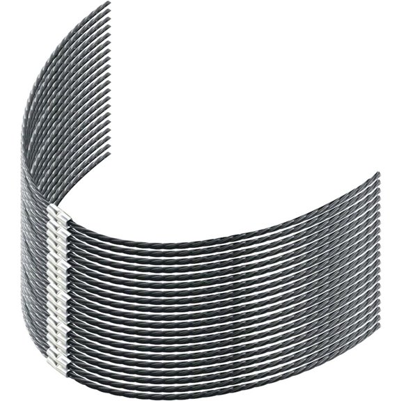 20Pcs F016800431 Replacement Grass Cutter Line Garden Maintenance 37Cmx3.5Mm Trimmer Line For 23-37 Brush Cutter