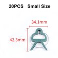 20Pcs Fastener Greenhouse Bracket Pole Fixed Clamp Plants Flower