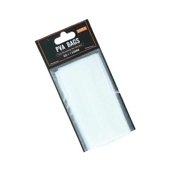 20Pcs Fishing Baits Holder Fast Dissolving Bags None Residues Fishing Tool Water Soluble Sacks Accessories