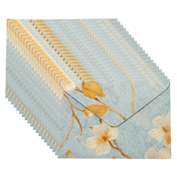 20Pcs Floral Print Envelopes For Valentines Card And Mailing
