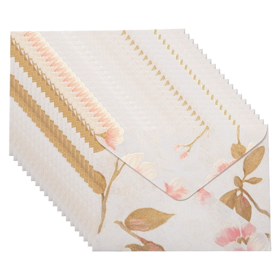 20Pcs Floral Print Envelopes For Valentines Card And Mailing