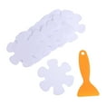 20Pcs Flower Shaped Bathtub Stickers Adhesive Shower Floor Stickers