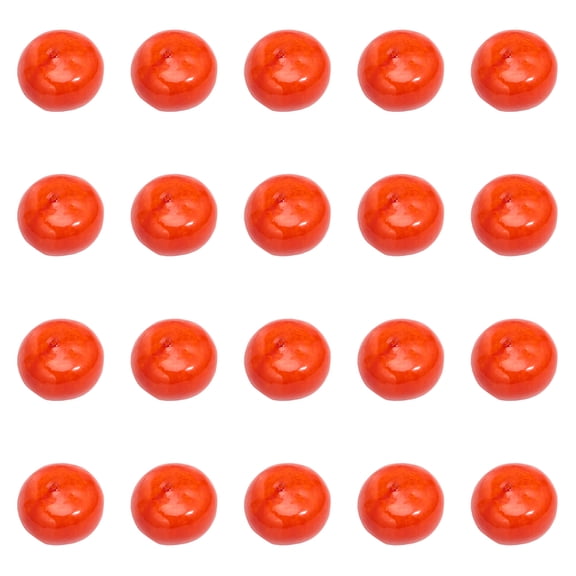 20Pcs Foam Fruit Artificial Mini Orange Lifelike Models for Dollhouse Accessories Pretending Prop Decorations Orange