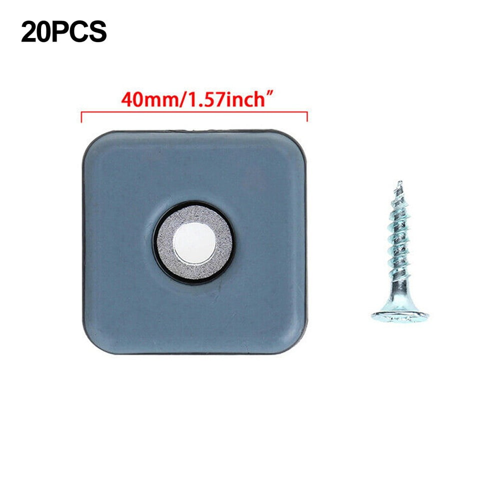 20Pcs Furniture Movers Sliders Gliders Heavy Duty Carpet Hard Floor Easy Removal 40Mm Smile Home
