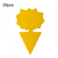 thumbnail image 1 of 20Pcs Gnat Sticky Traps for House Plants, Yellow Sticky Traps for Gnats, Fruit Fly Traps, Gnat Killer for Indoor/Outdoor Plants, 1 of 5
