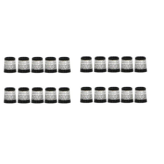 20Pcs Golf Ferrules Tip Size 0.370 Sleeve Ferrule for Irons High Quality Club Shafts Accessories Silver