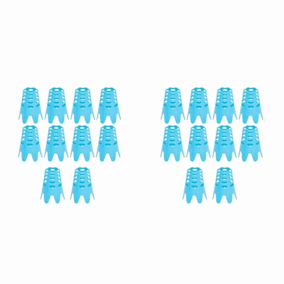 20Pcs Golf Mat Tees,Golf Simulator Tees,Practice Golf Tees for Driving Range,Home Golf Tees for Golf Training,Blue L