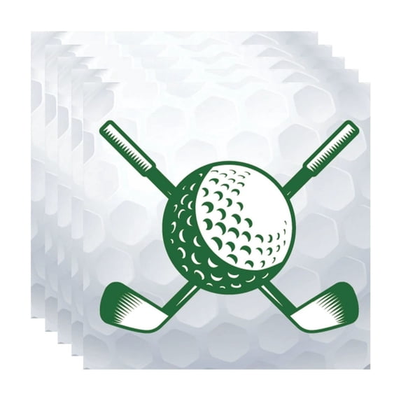 20Pcs Golf Paper Napkins 13 x 13 Inches, Sports Theme Disposable Luncheon Dinner Party Napkins Cocktail Napkin for Birthday Party Decorations (Golf)