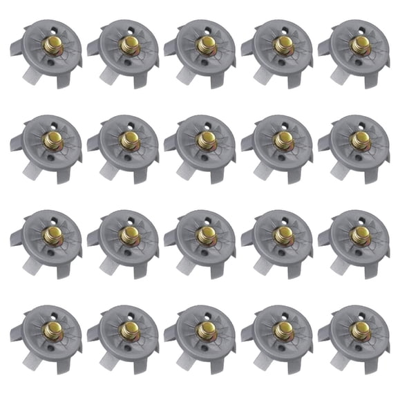 20Pcs Golf Shoe Spikes Replacement Cleats Pin Fast Twists Turn Screw Studs Nonslip Golf Shoes Pin Easy to Use