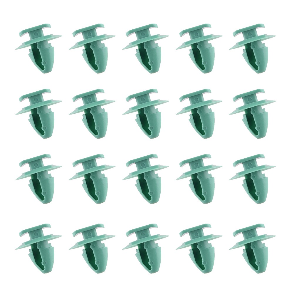 20Pcs Green Wheel Arch Mudguard Flare Molding Trim Retainer Clips Fit For Jeep