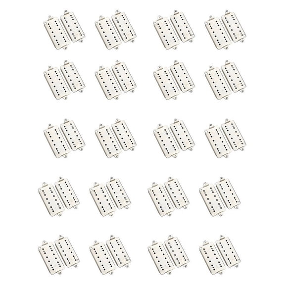 20Pcs Guitar Neck Bridge Humbucker Base Plate 50mm 52mm Spacings Humbucker Bridge Neck Parts