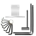 thumbnail image 1 of 20Pcs Guitar Trusses Rod Wrench Set Hexagons Key 4&5mm Ball End Trusses Rod Wrench Fretboard Radius Gauges Guitar Repair Tool, 1 of 7