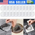 thumbnail image 1 of 20Pcs Hair Catchers Mesh Stickers Hair Stopper Strainer Filter, Drain Cover for Shower, Bathtub, Sink, Bathroom, Kitchen, Sewer, 1 of 8