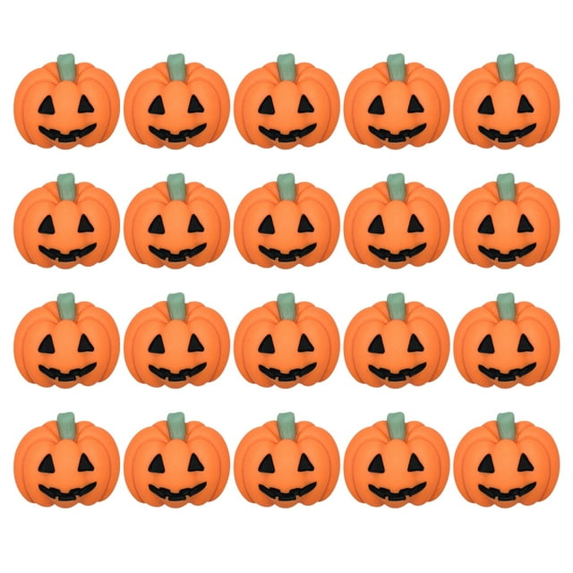 20Pcs Halloween Resin Flatback DIY Pumpkin Embellishment Scrapbook