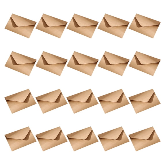 20Pcs Handmade Folding Envelopes 4x2.76Inch For Valentines Wedding Invitations Cards & Party Supplies