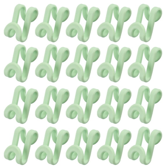 20Pcs Hanger Connection Hooks,S-Shaped Multi-Layer Connecting for All Hanger Clothing