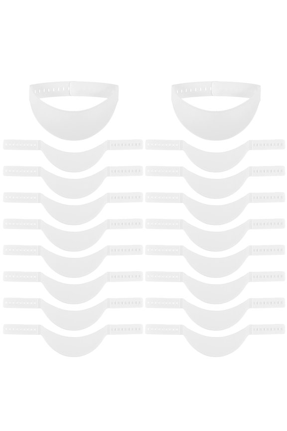 20Pcs Hat Brim Bender Reusable Easy Hat Curver Tool Easy to Use Hats Shape Keeper Adjustable Steaming Optional Hat Shaper Versatile Hat Curver Tool for Baseball Caps